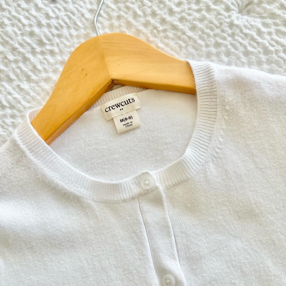 Crewcuts White Button-Up Cardigan ✨ - Picture 2 of 2